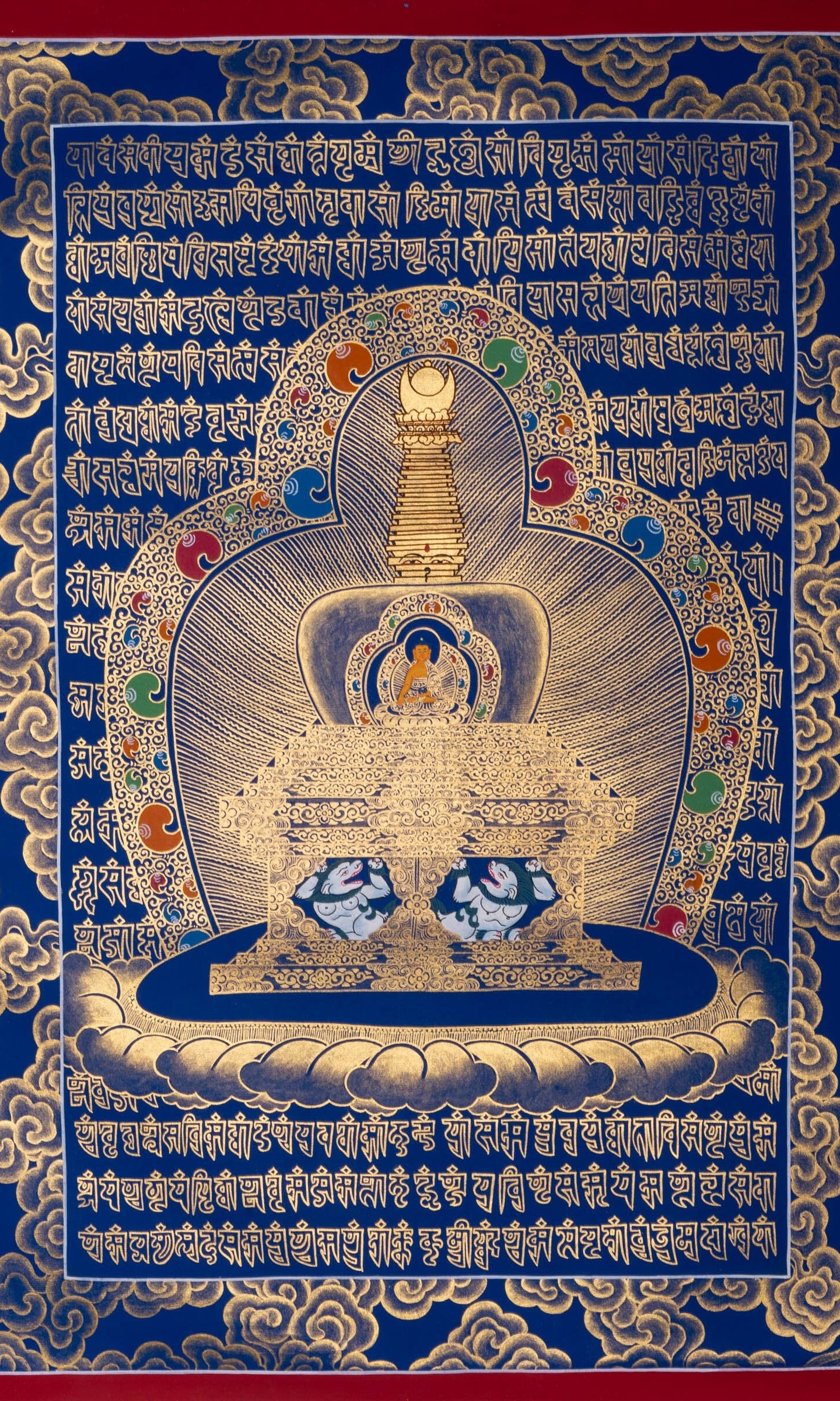 Chorten Stupa - Lucky Thanka