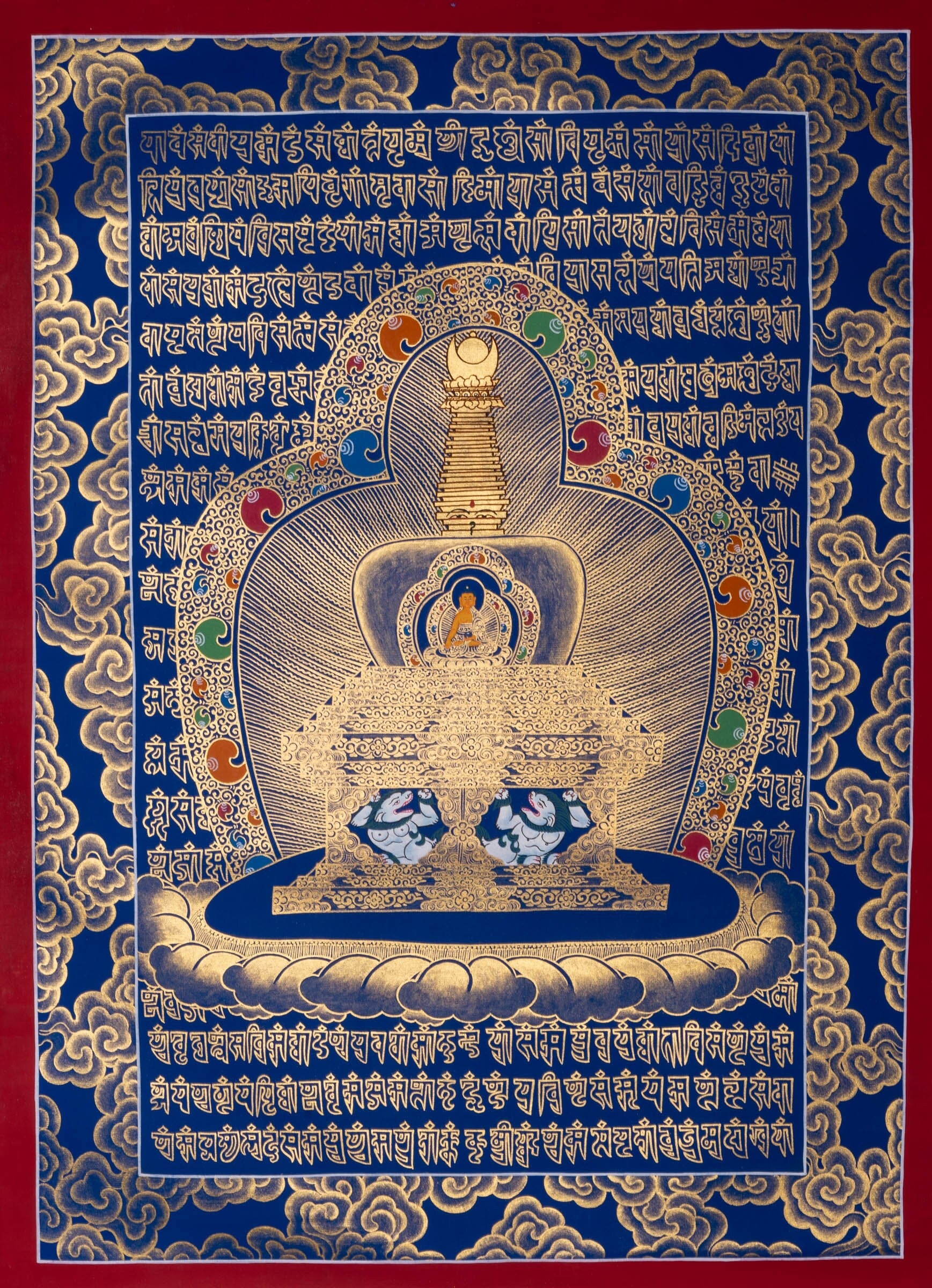 Chorten Stupa - Lucky Thanka