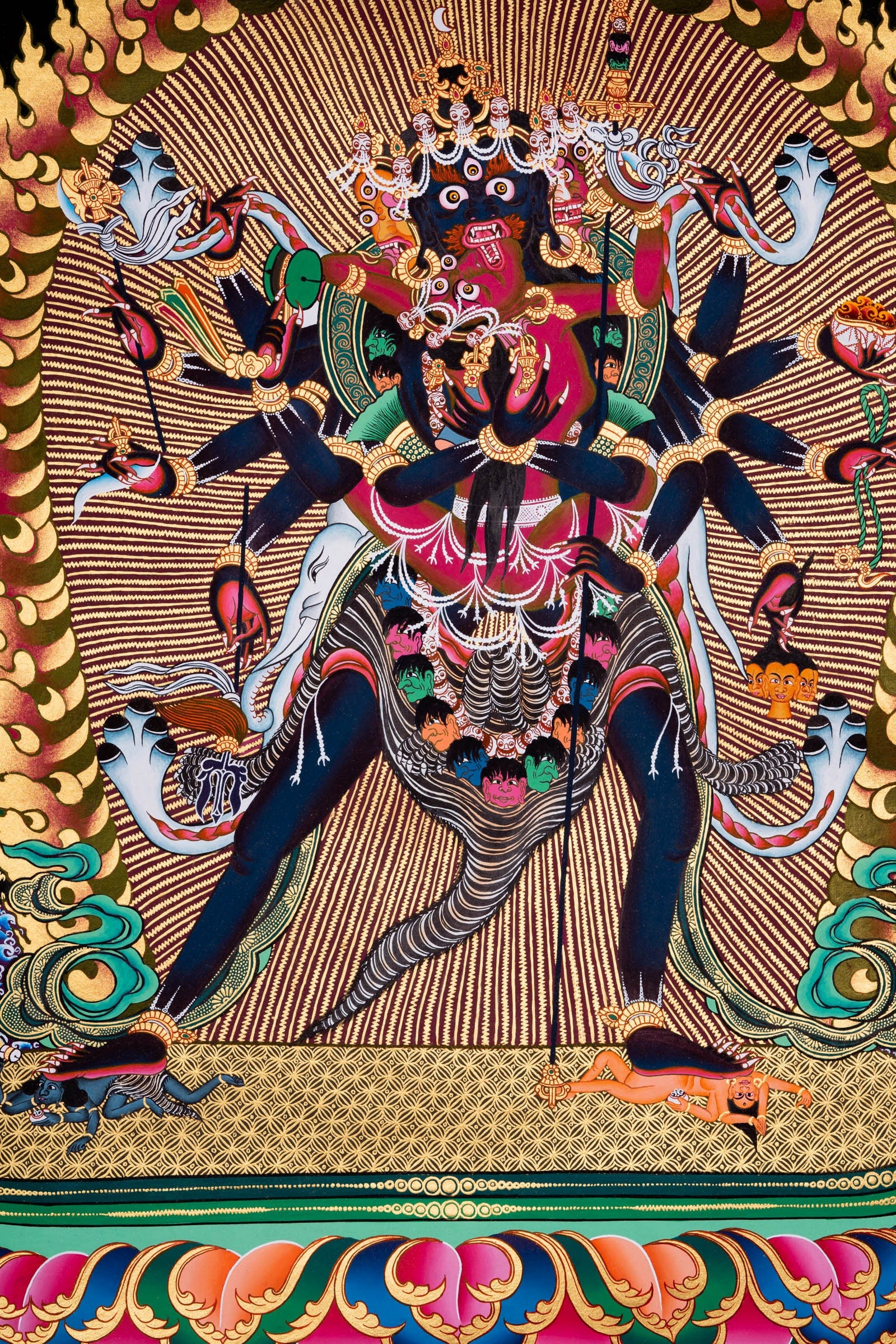 Chakrasamvara Thangka Painting - Lucky Thanka