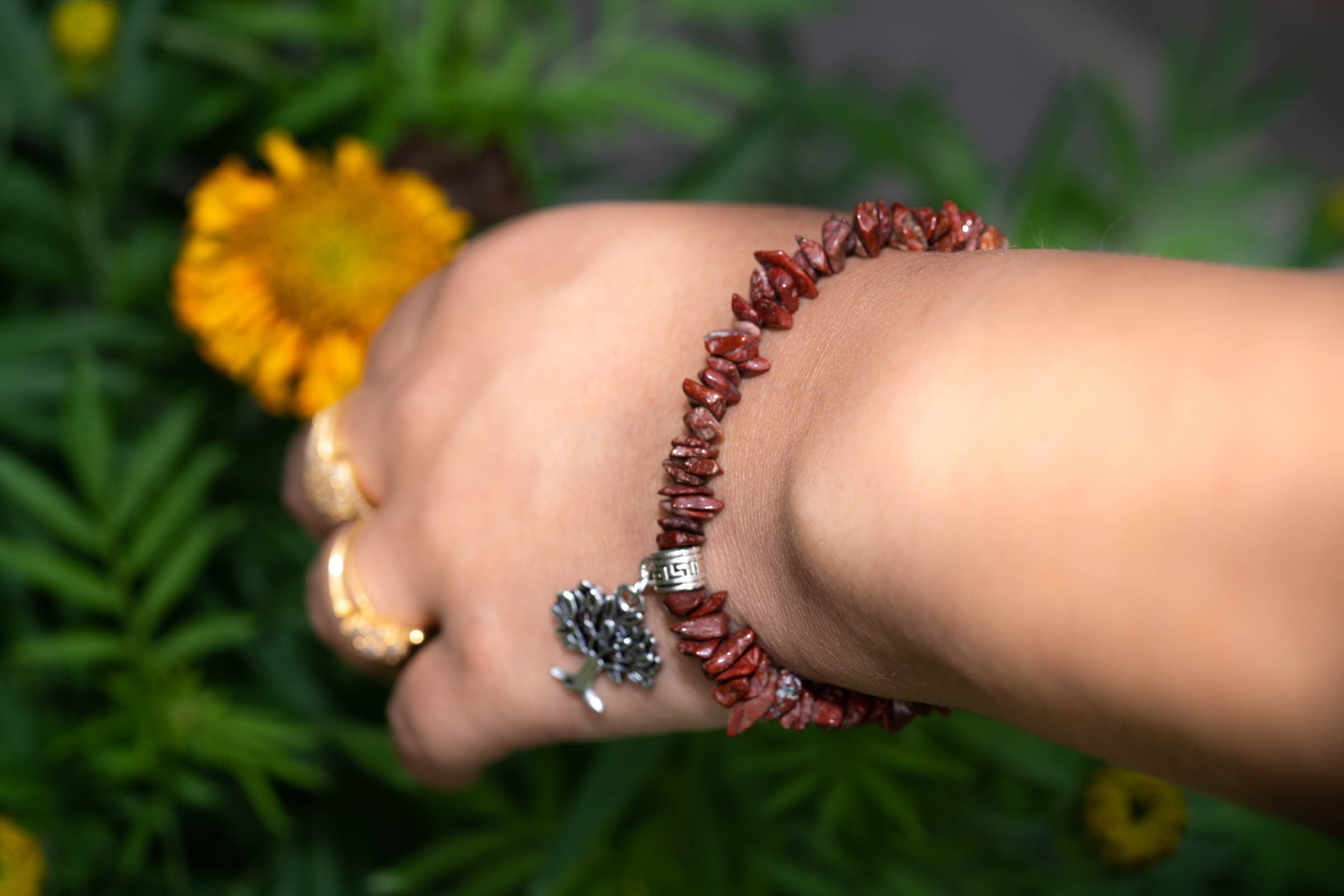 Jasper Chip Bracelets - Lucky Thanka