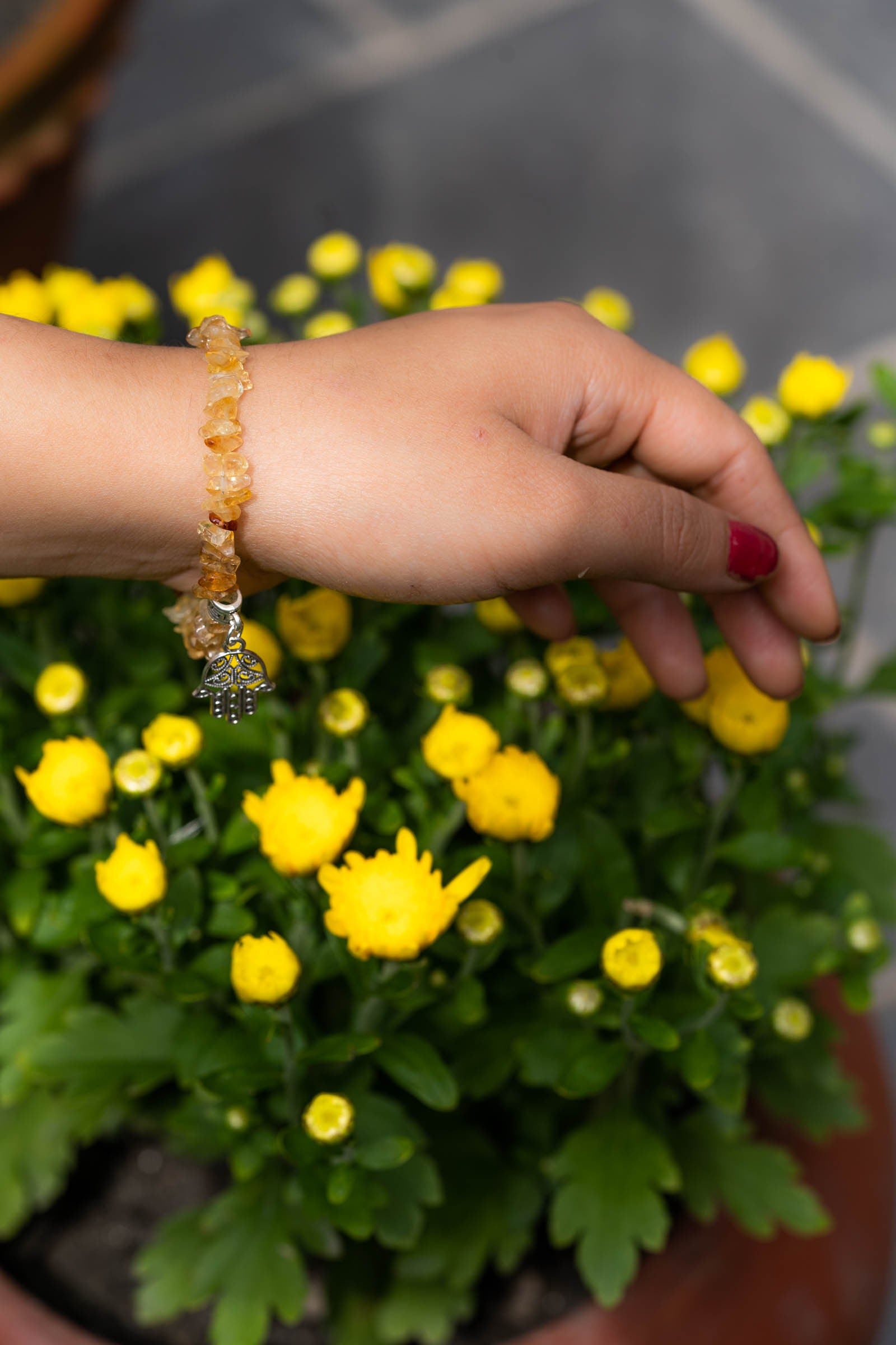 Citrine Chip Bracelet- Lucky Thanka