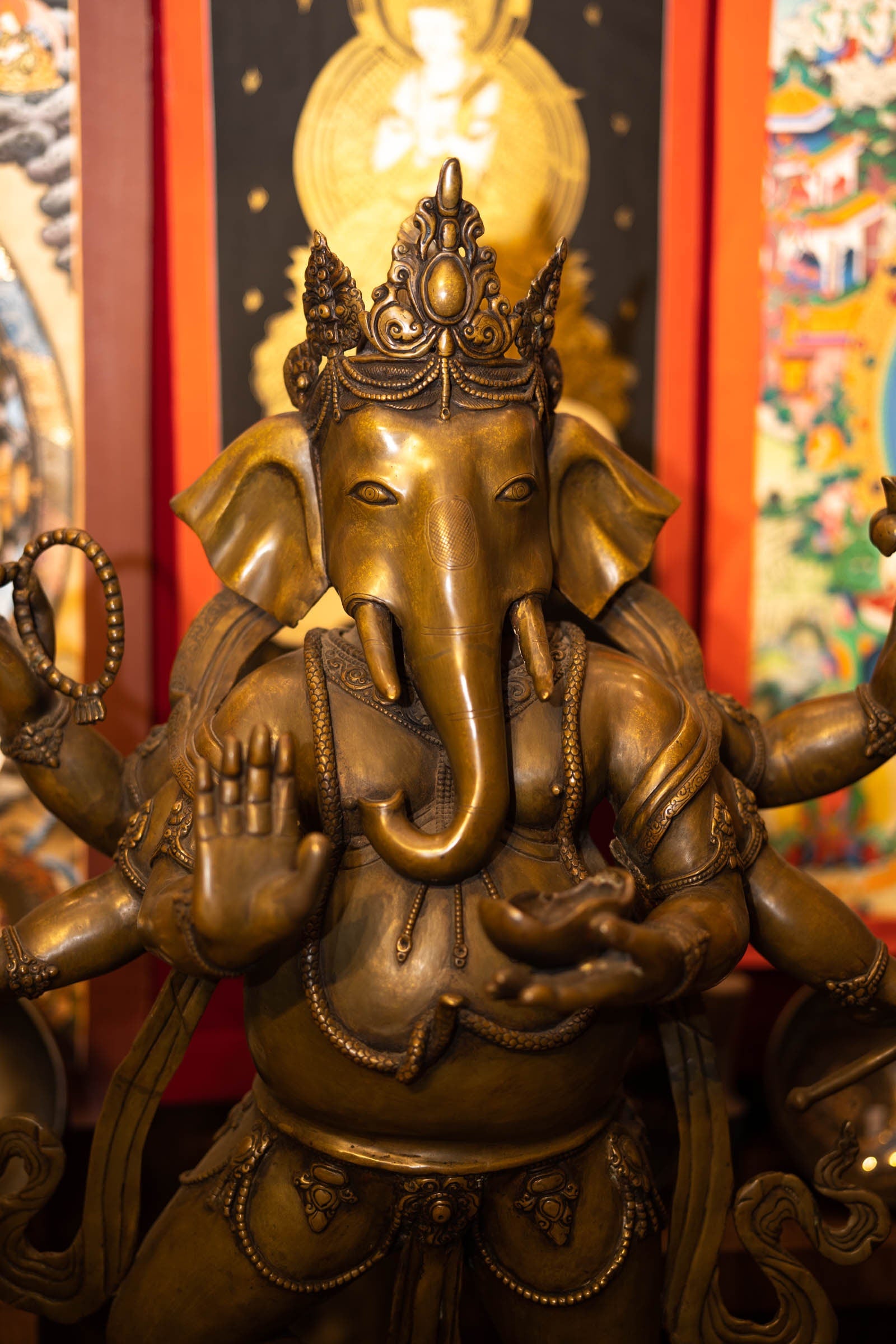 Hindu deity Ganesh Statue - Lucky Thanka