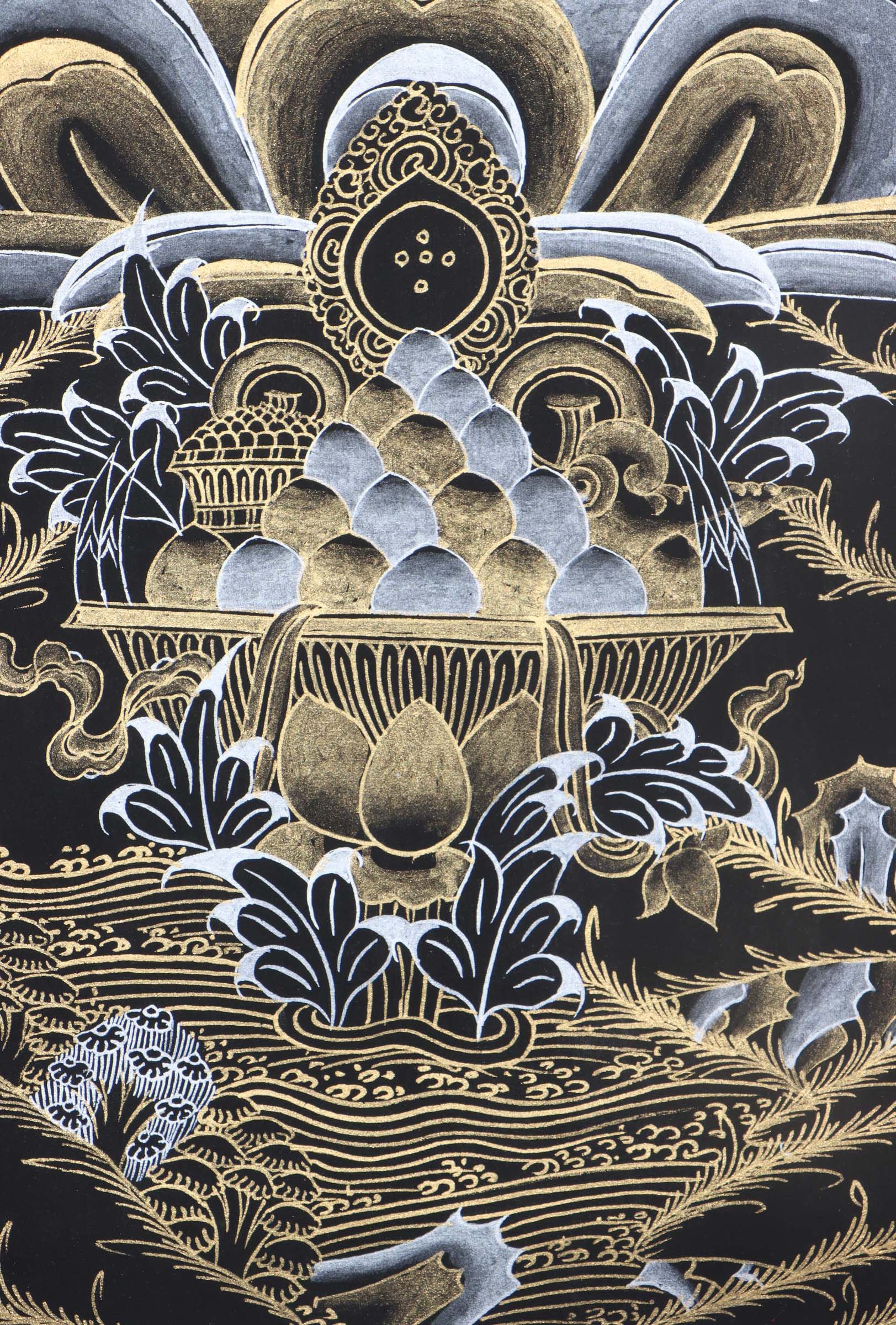 Seven Eyes Bodhisattva - Lucky Thanka