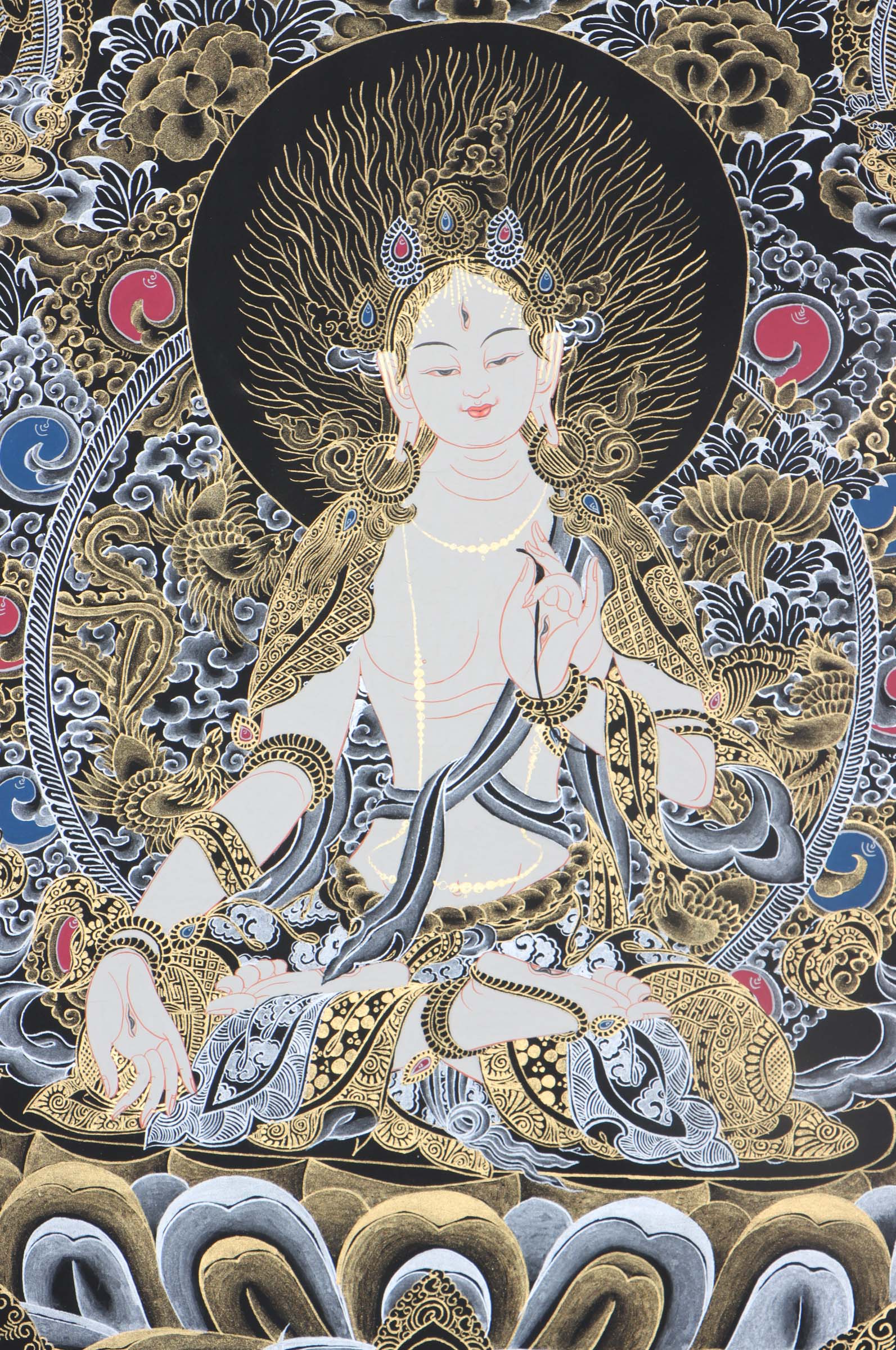 Seven Eyes Bodhisattva - Lucky Thanka