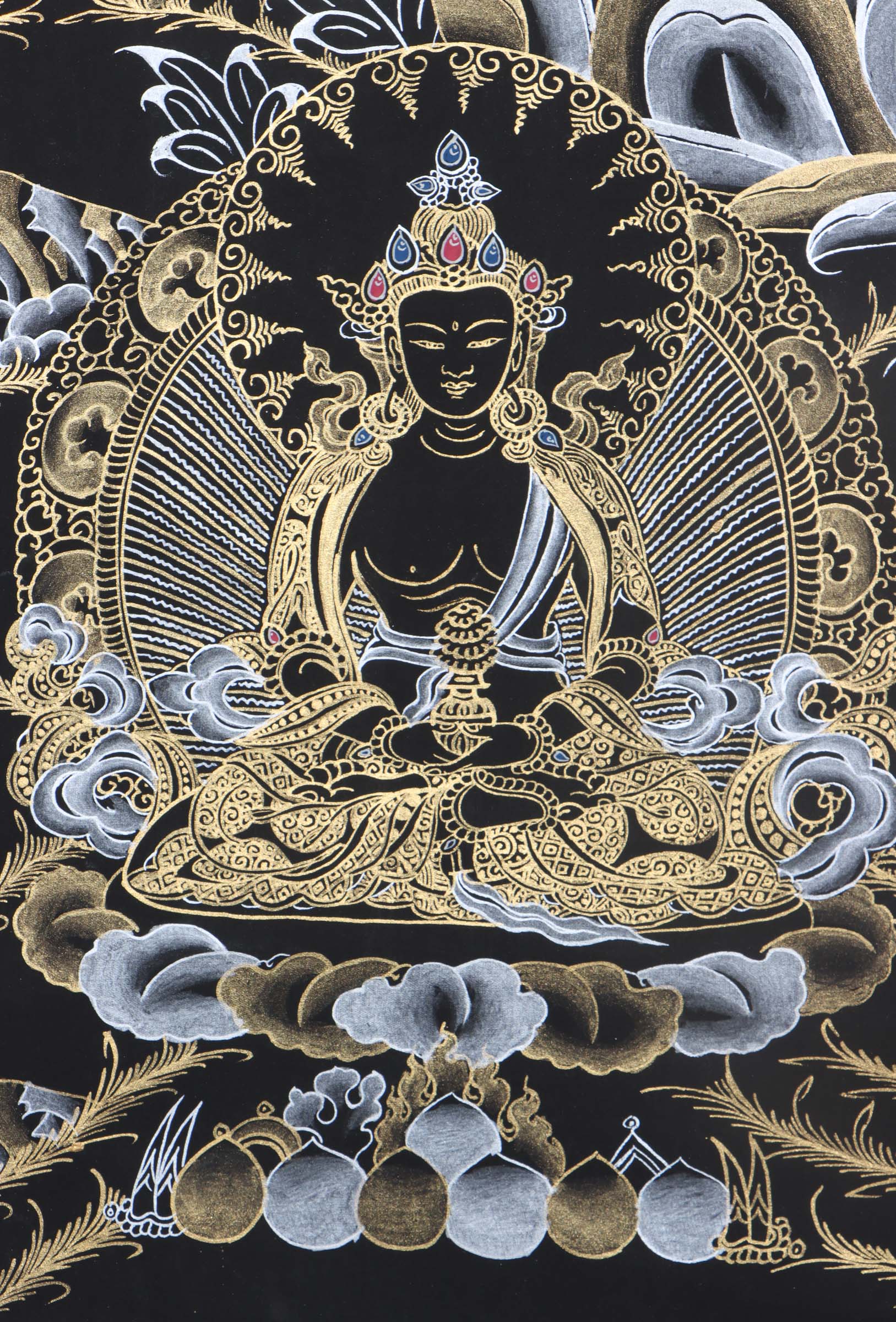 Seven Eyes Bodhisattva - Lucky Thanka