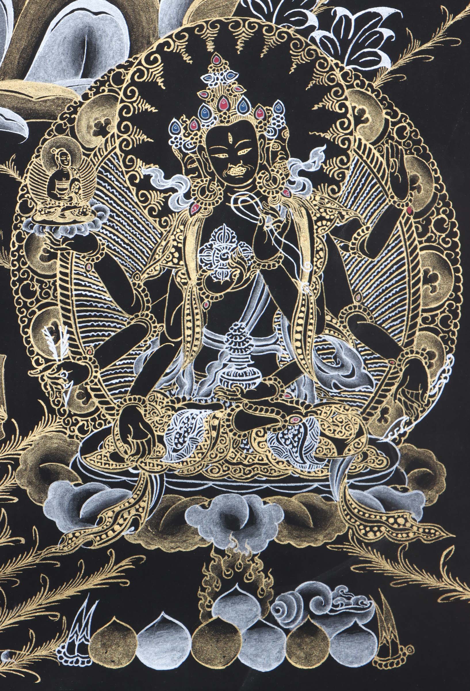 Seven Eyes Bodhisattva - Lucky Thanka