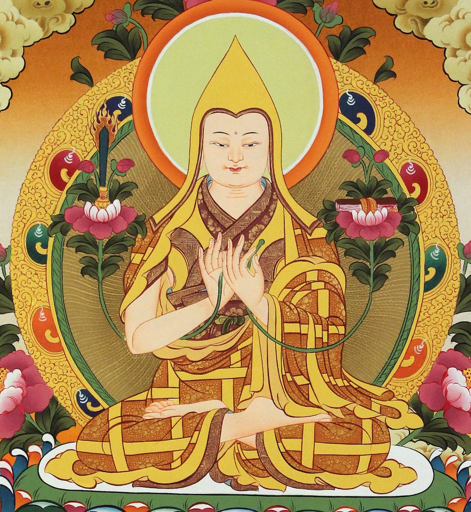 Tsongkapa thangka