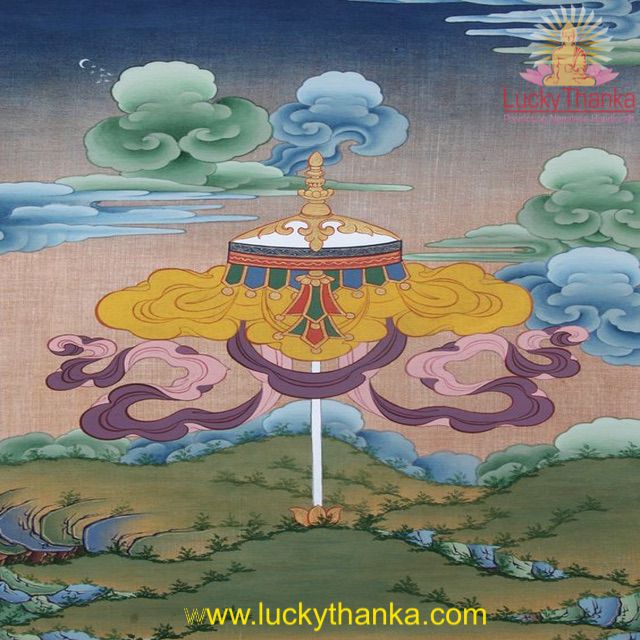 Parasol Thangka Painting