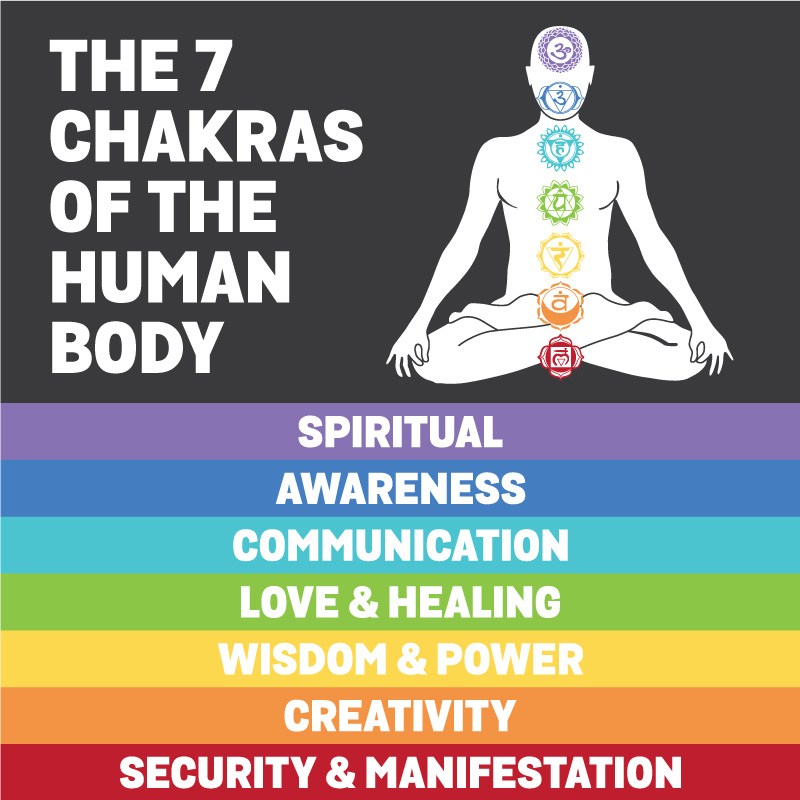 Singing Bowl Scale representing different Chakra