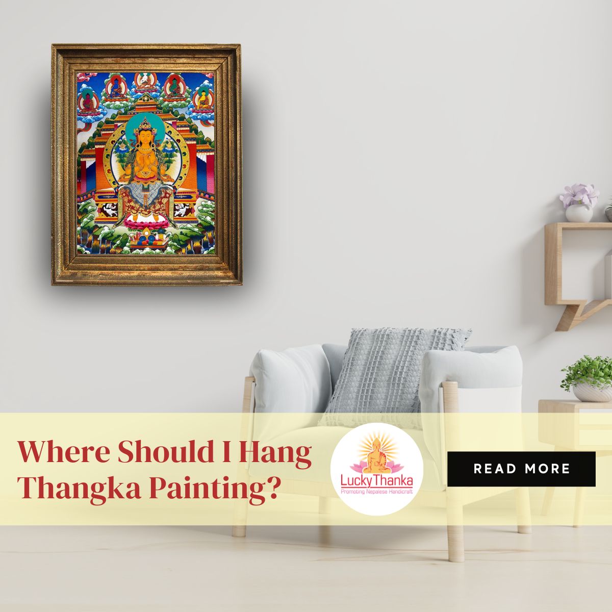 Hanging Thangka Painting
