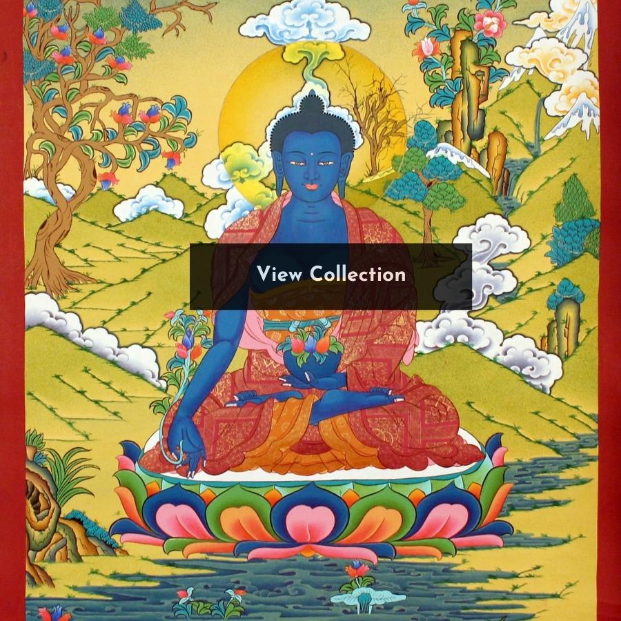 Medicine Buddha Thangka Collection