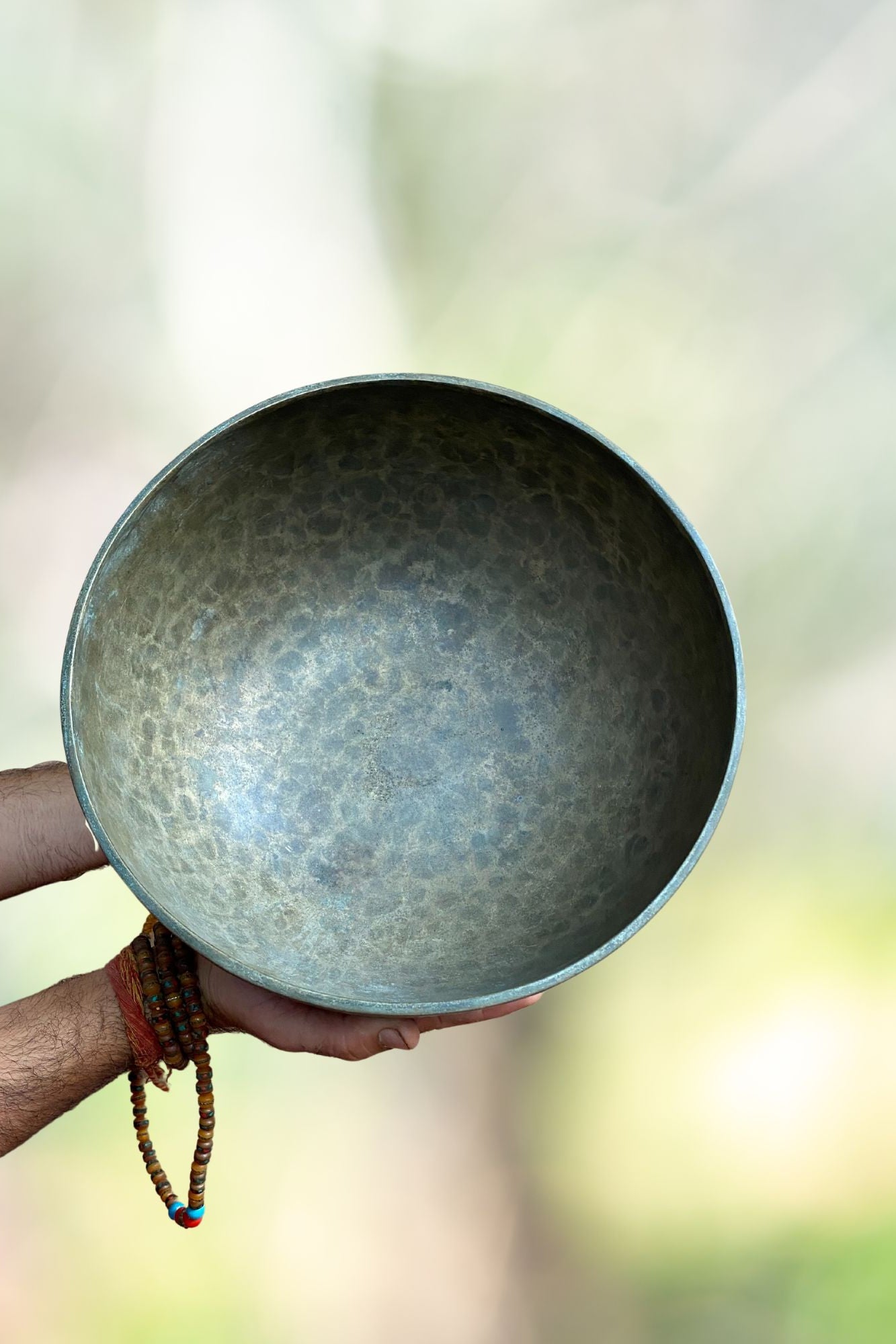Antique Motif Carved Singing Bowl - Hand carved Bowl