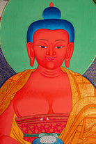 Amitabha Thangka pure land painting on canvas