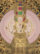 1000-Armed Chenrezig Thangka - Tibetan Painting 