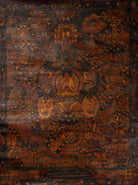 Buddha Life Antique Thangka - Tibetan Painting
