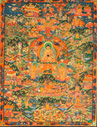 Handpainted Buddha Life Thangka Painting