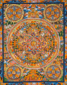Buddha Mandala Thangka  - Handpainted Tibetan Art