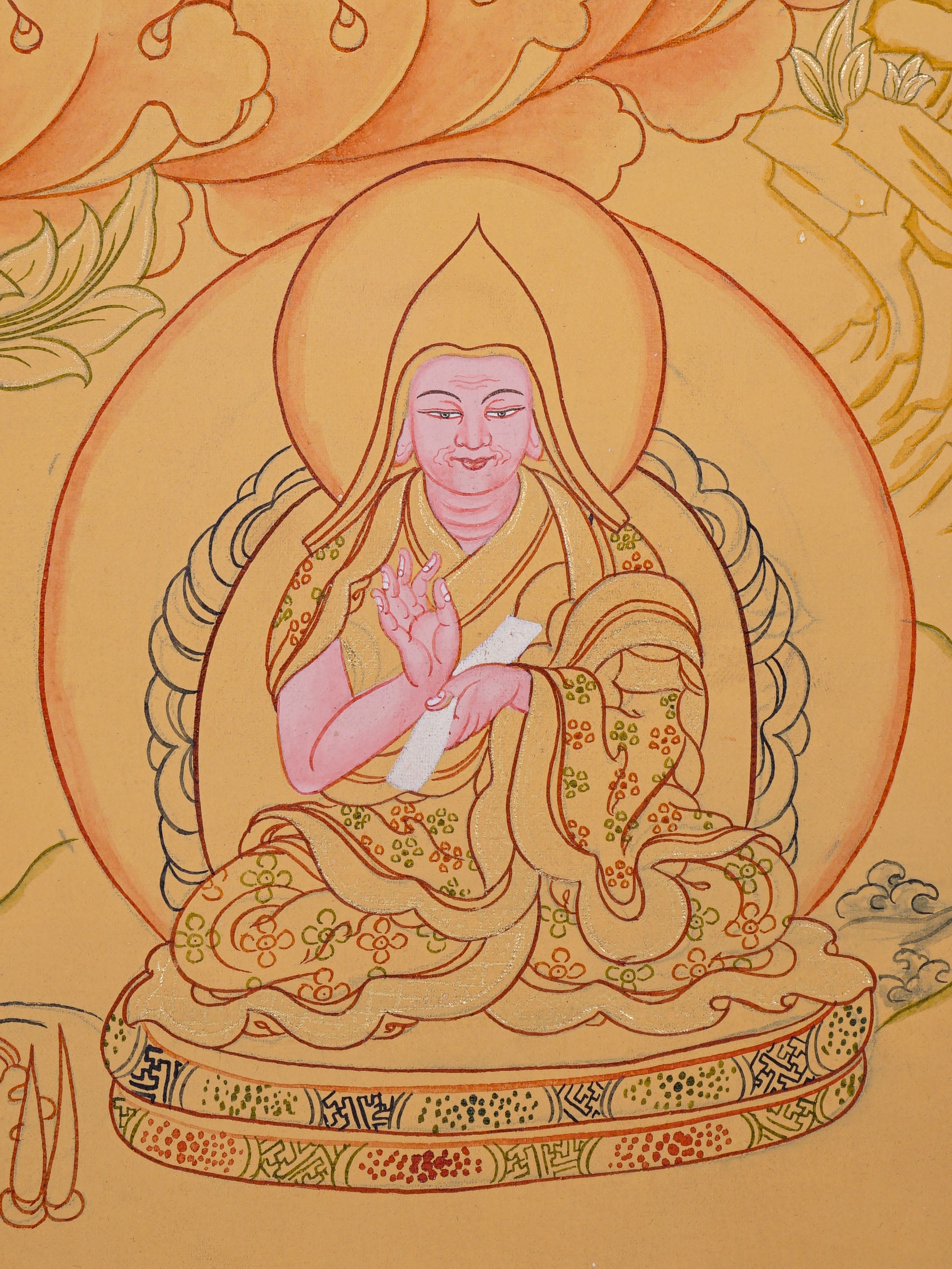  Je tsongkhapa Thangka Painting - Tibetan Painting 