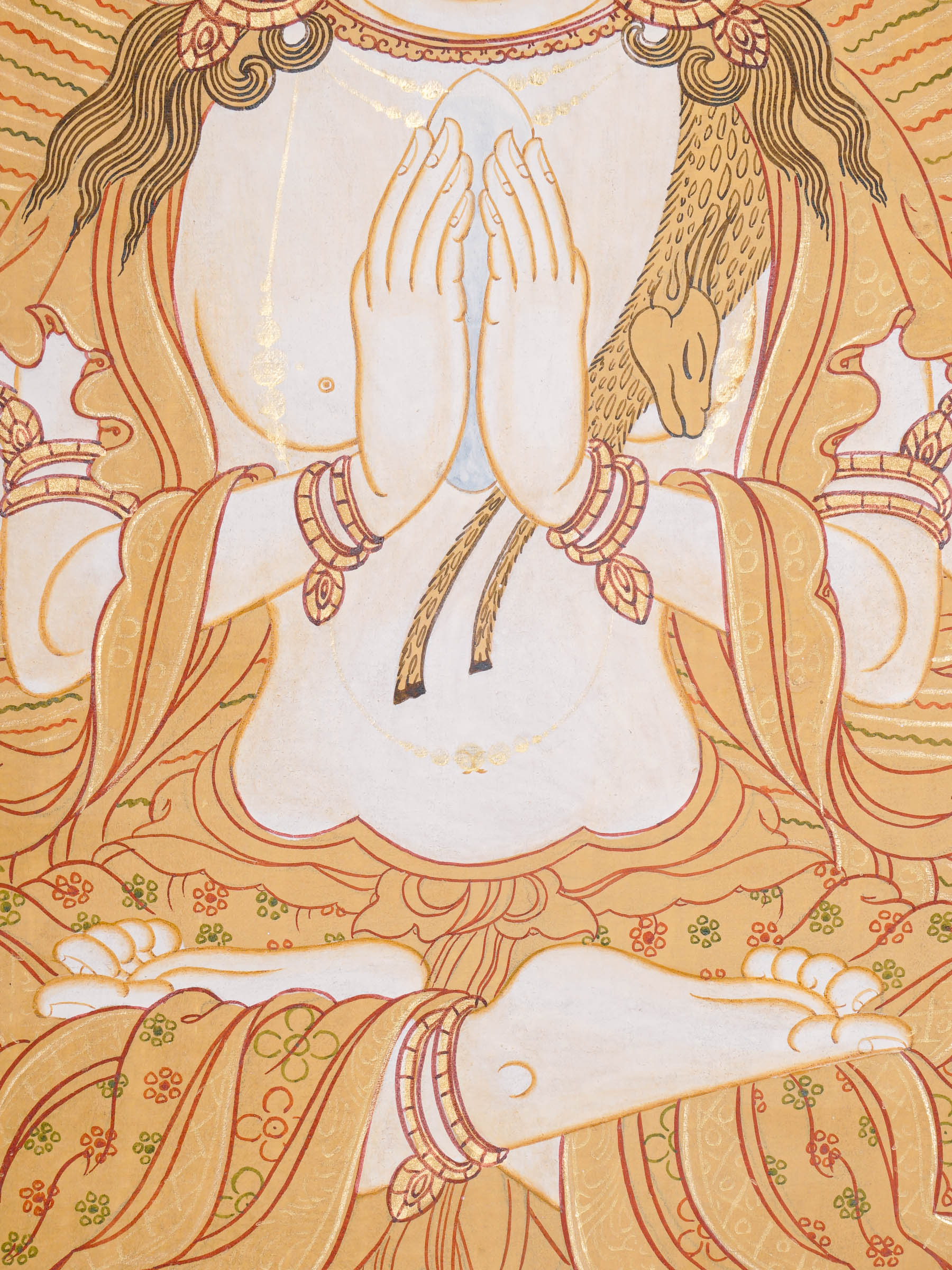 Chengresi Thangka Painting