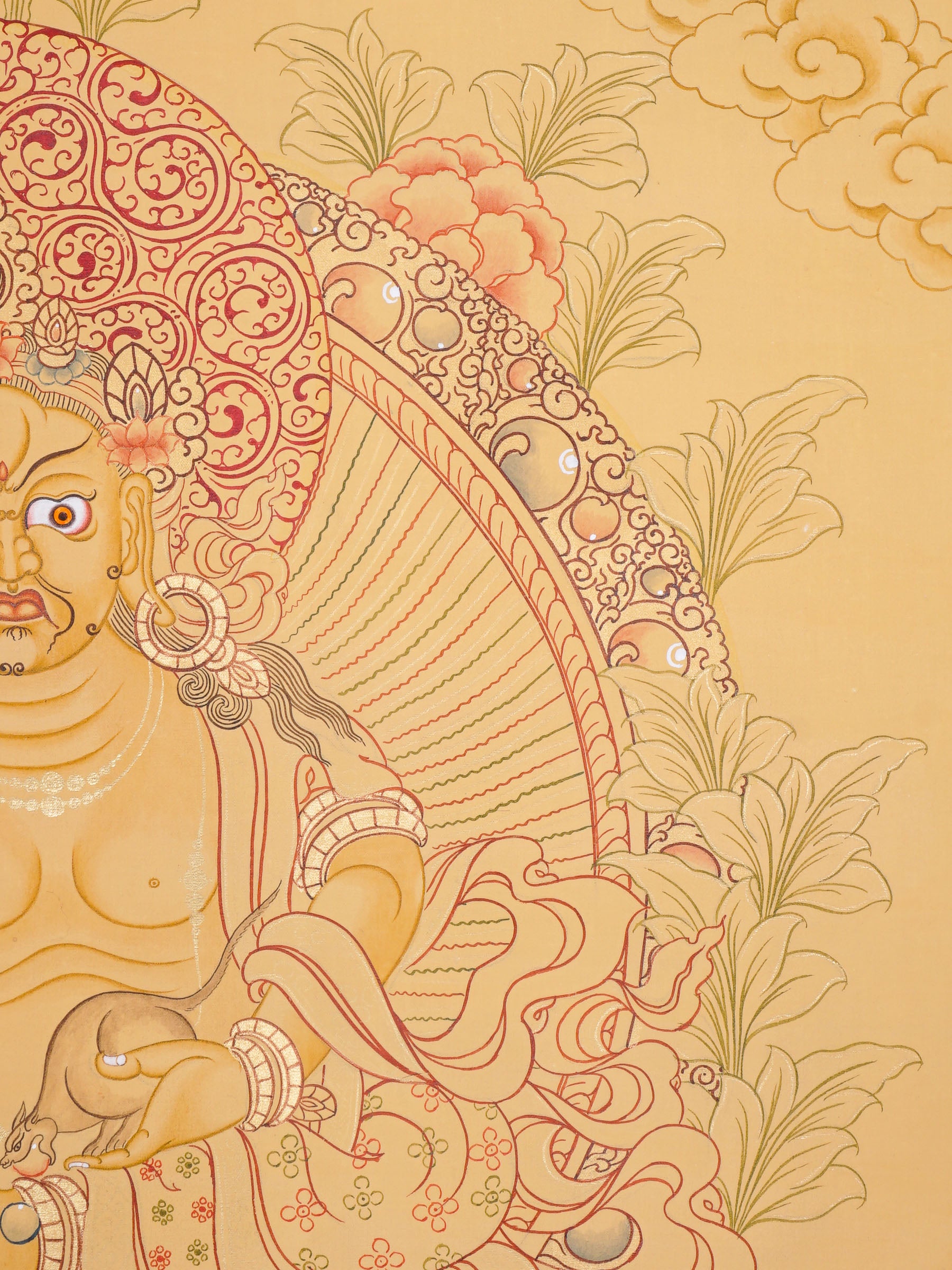 Zambala Thangka Painting - Tibetan Art