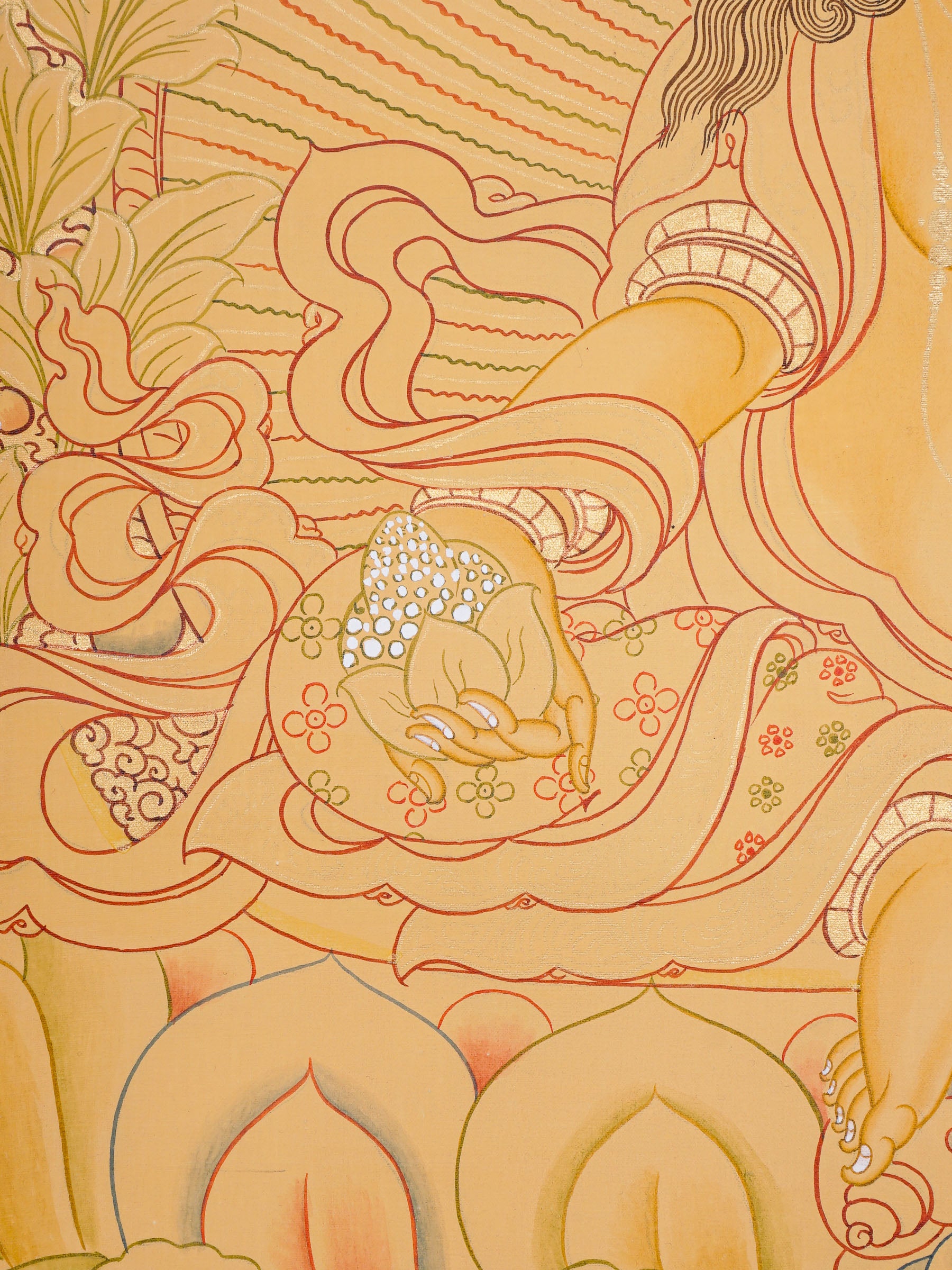 Zambala Thangka Painting - Tibetan Art