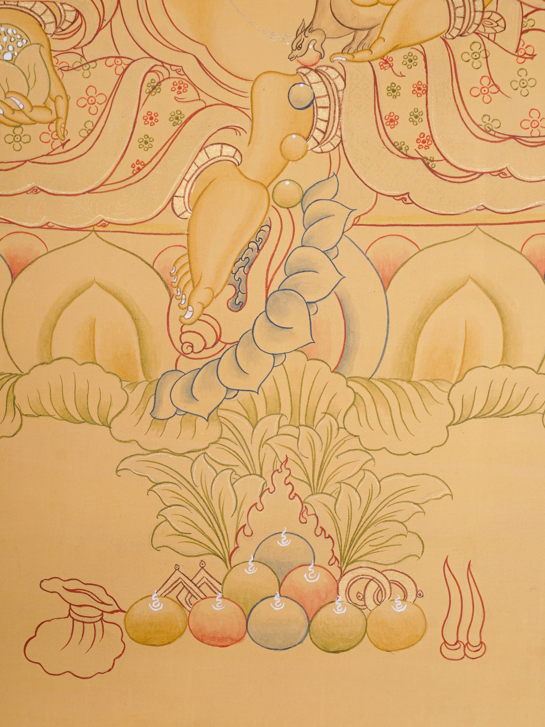 Zambala Thangka Painting - Tibetan Art