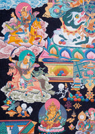 Zambala (Temple) Thangka Painting - Handpainted Art