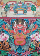 Amitabha Temple Thangka Painting