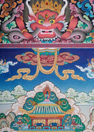 Amitabha Temple Thangka Painting