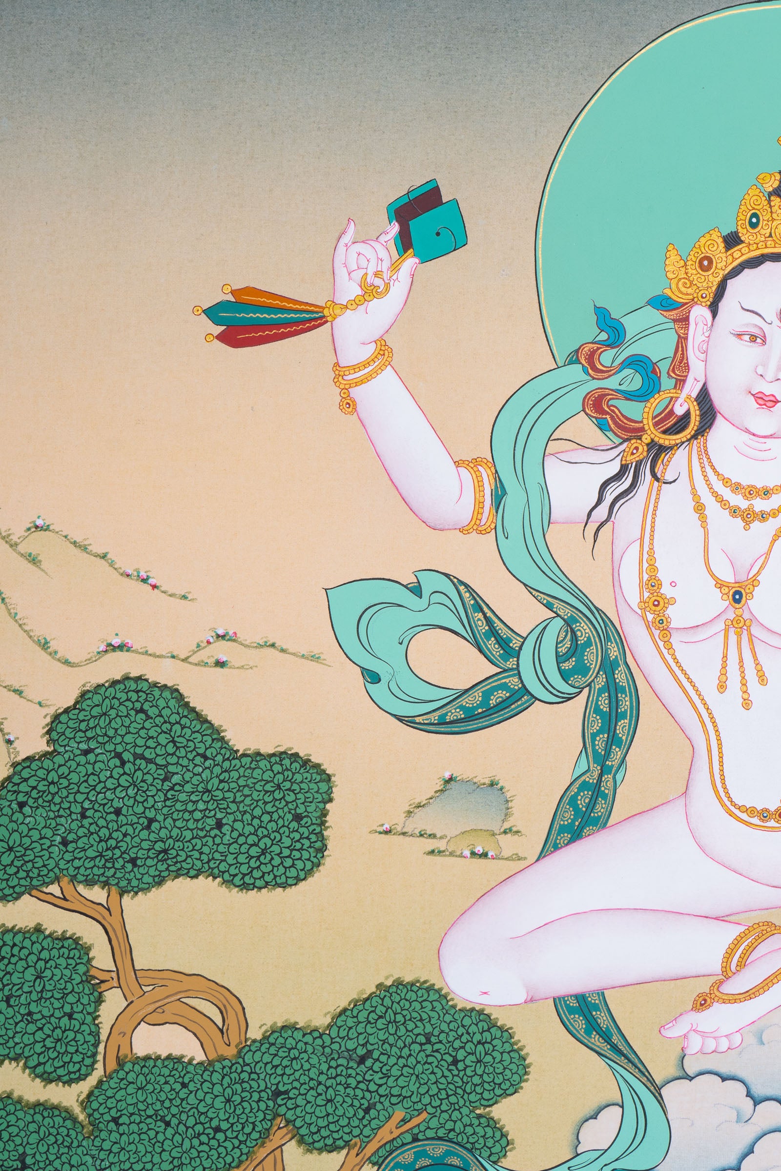 Dakini Thangka Painting - Wrathful deity painting