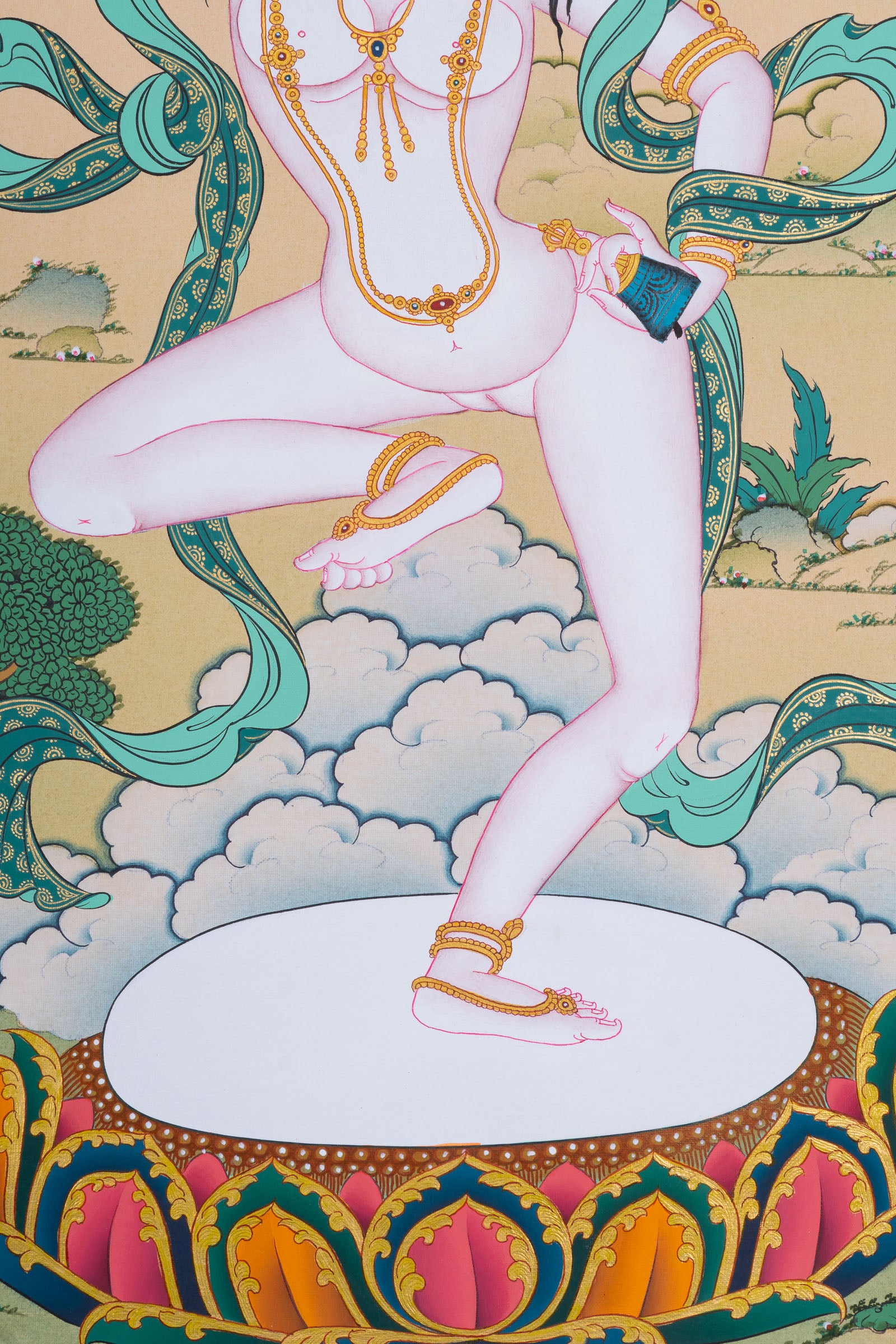 Dakini Thangka Painting - Wrathful deity painting