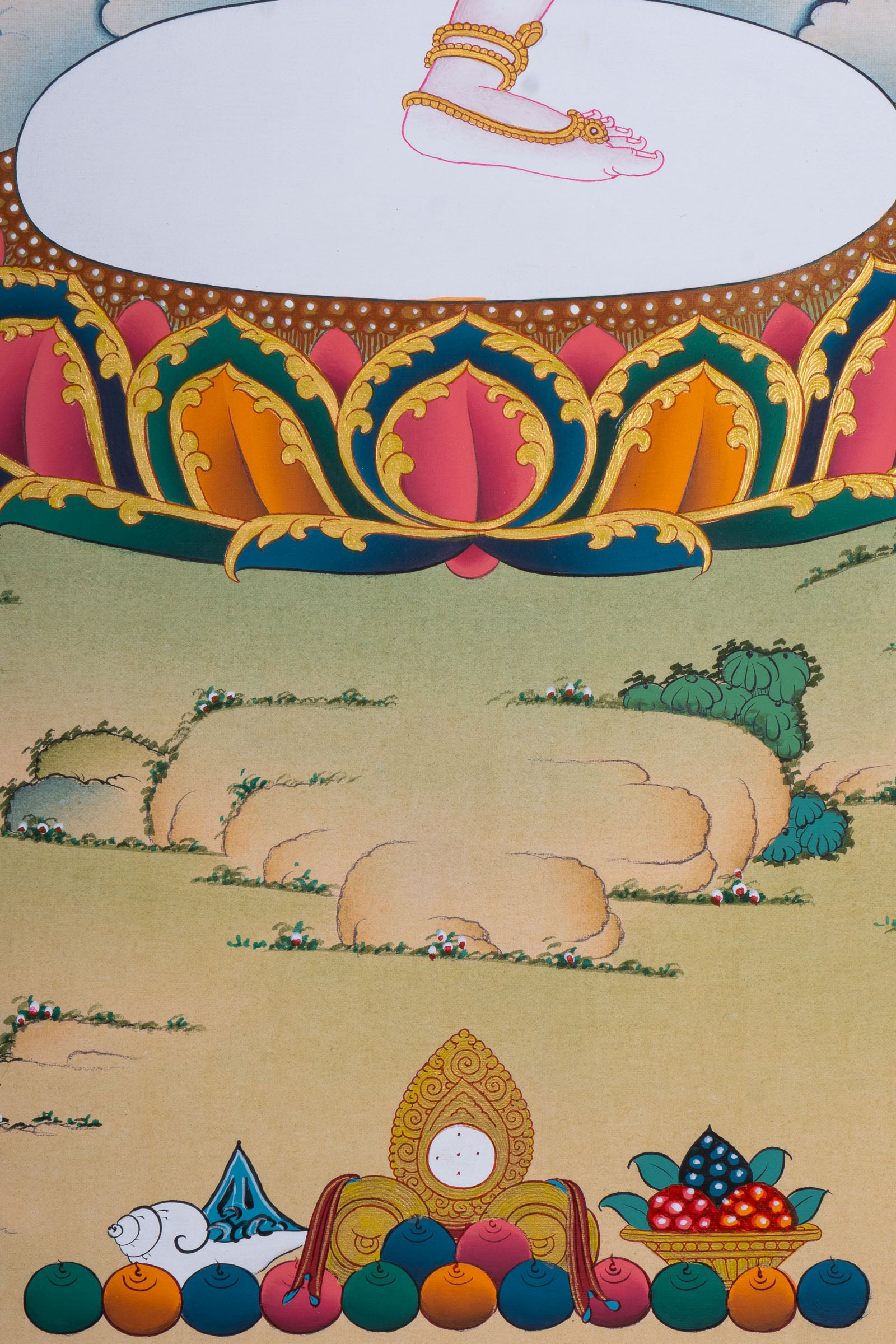 Dakini Thangka Painting - Wrathful deity painting