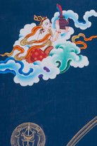 White Tara (Stupa) Thangka Painting - Handpainted art