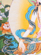 White Tara Thangka Painting - Tibetan Art