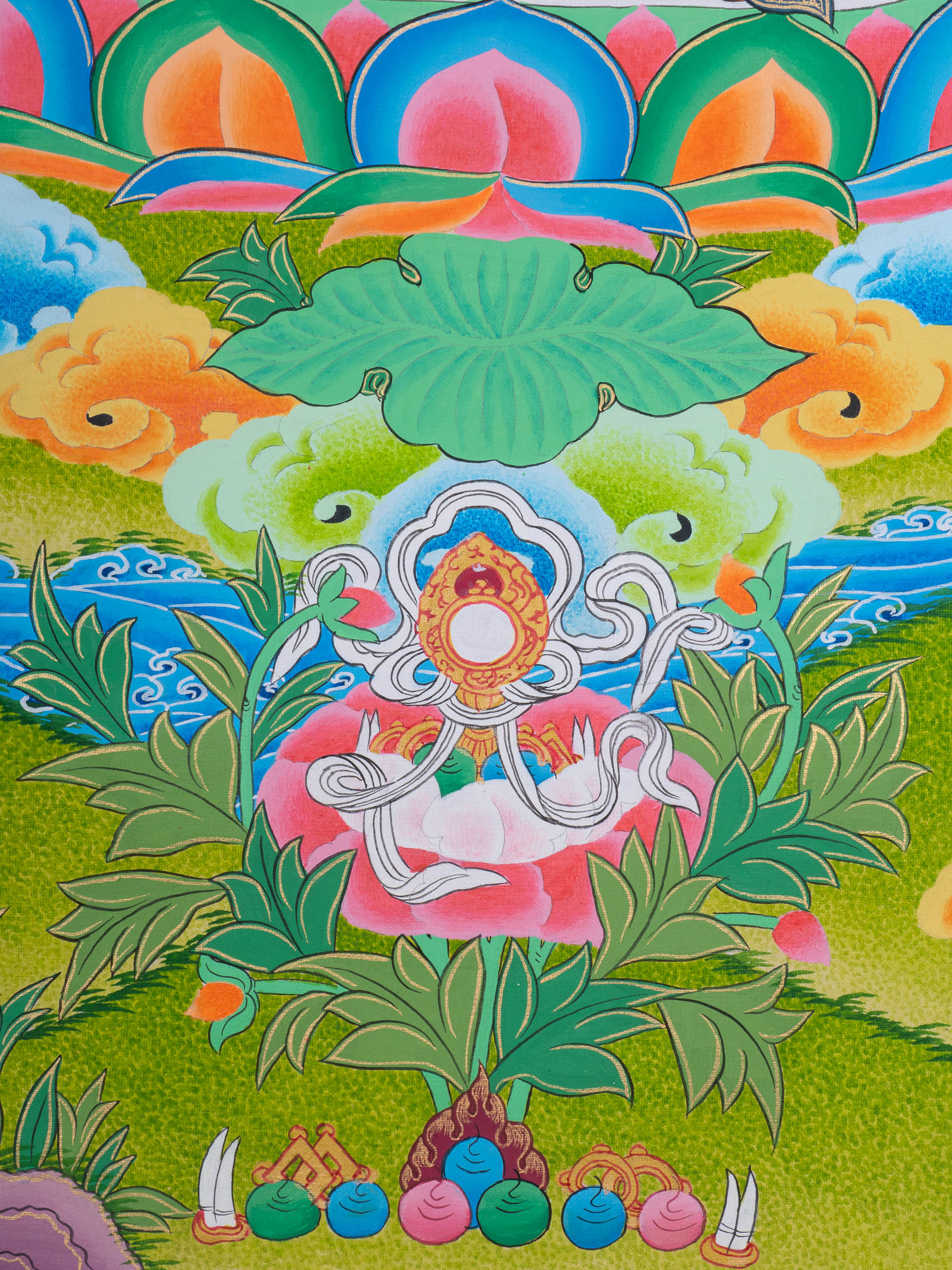 Chengresi Thangka Painting - Shop now