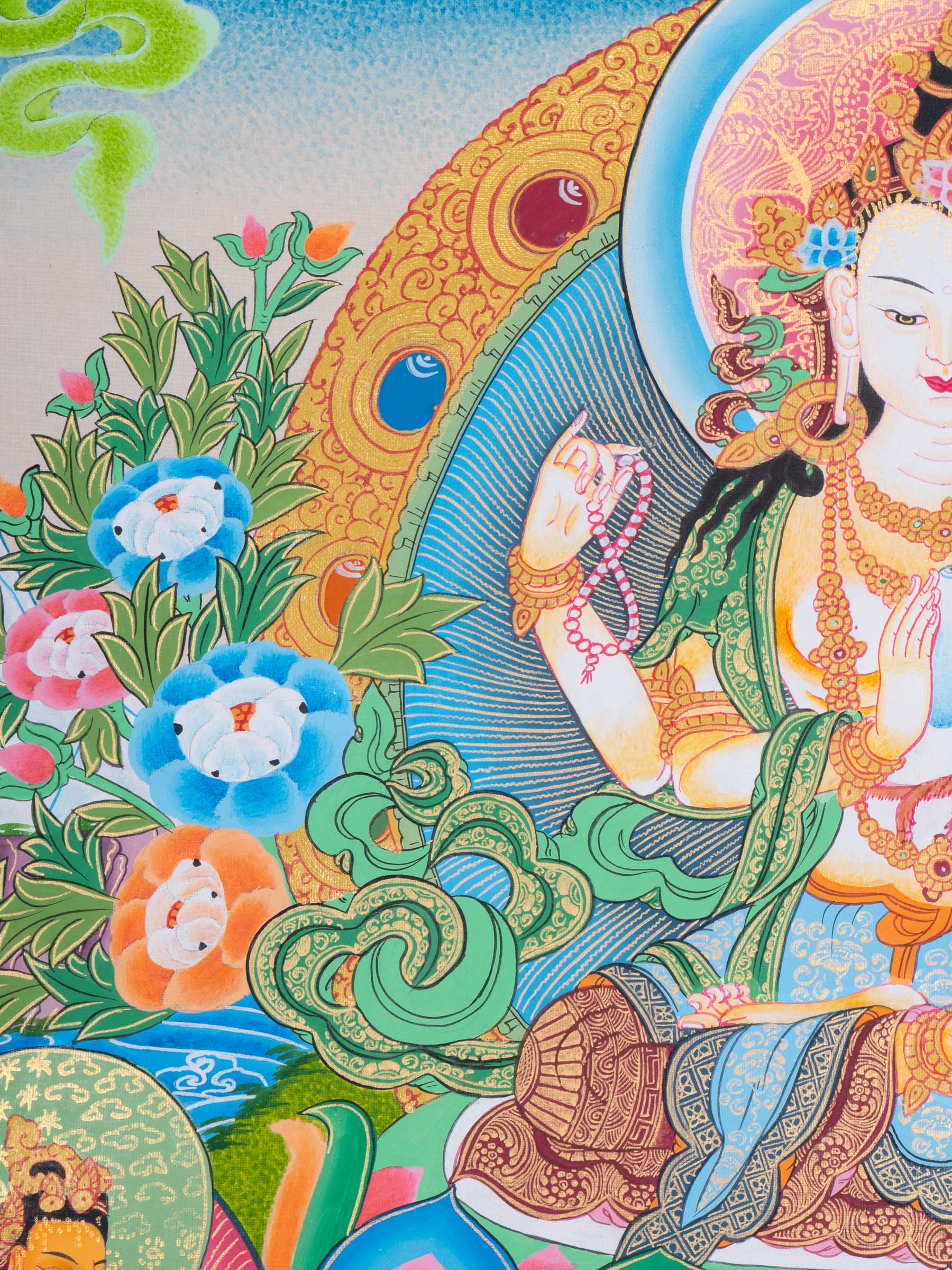 Chengresi Thangka Painting - Shop now