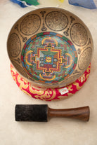 Mandala Wisdom Eyes Singing Bowl - Tibetan Sound Healing Bowl
