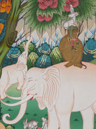 Four Harmonious Friends Thangka - Tibetan Art