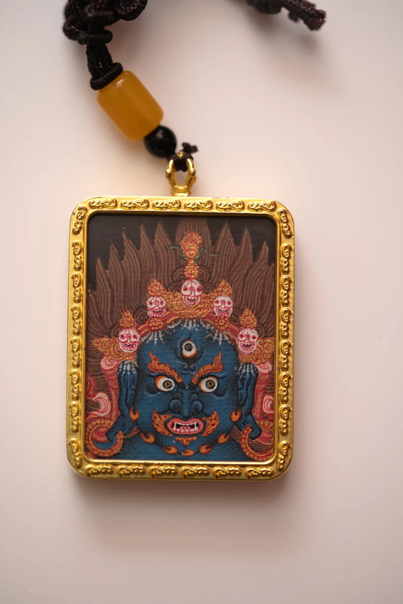 Mahakala Ghau Thangka Locket