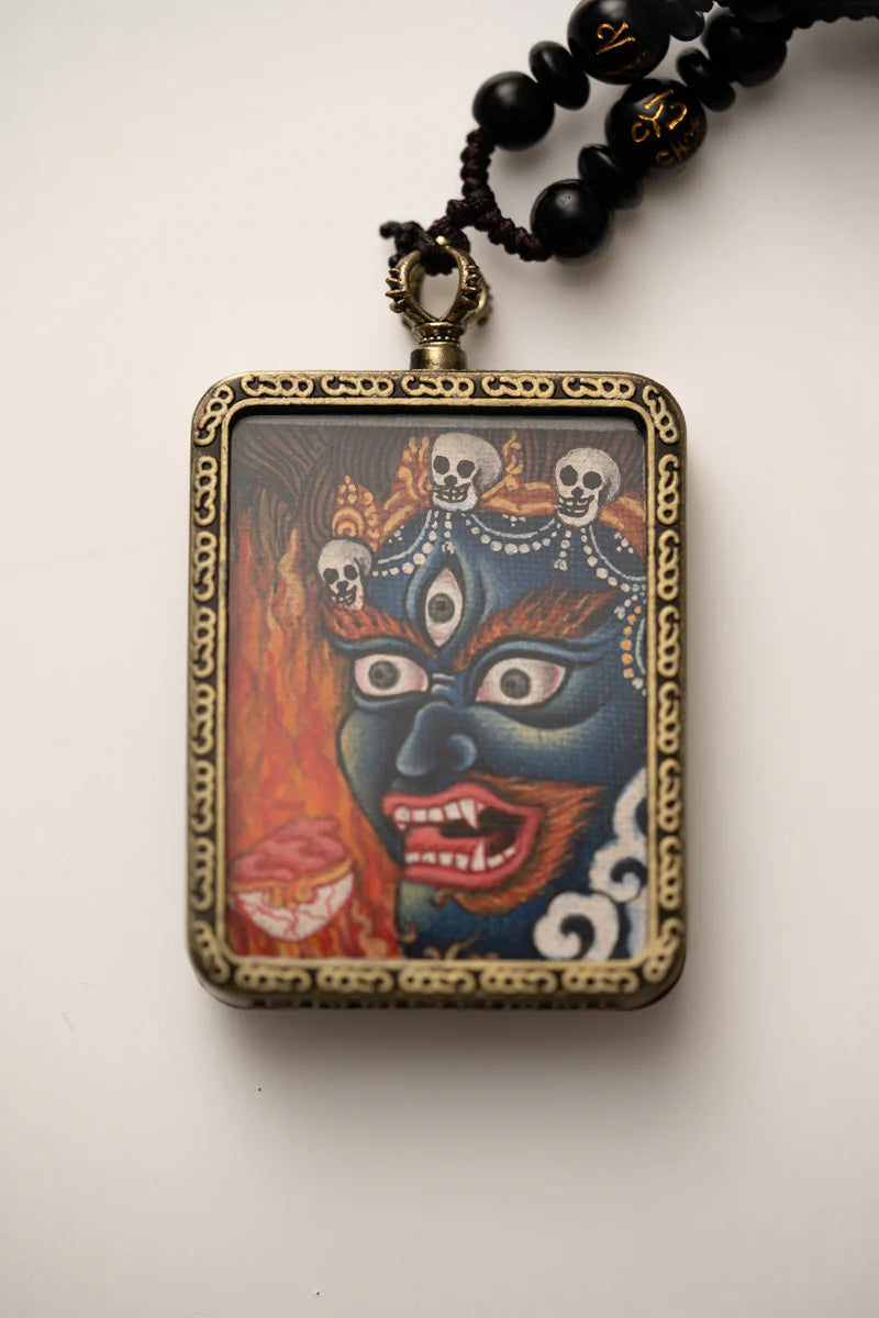 Mahakala Ghau Thangka Locket