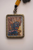 Wrathful Mahakala Ghau Thangka Locket