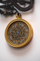 Om Ghau Thangka Locket - Sacred Amulet