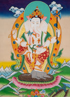 Sacred Ganesh Hand-Painted Thangka