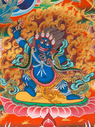 Sacred Handpainted Green Tara Thangka Painting
