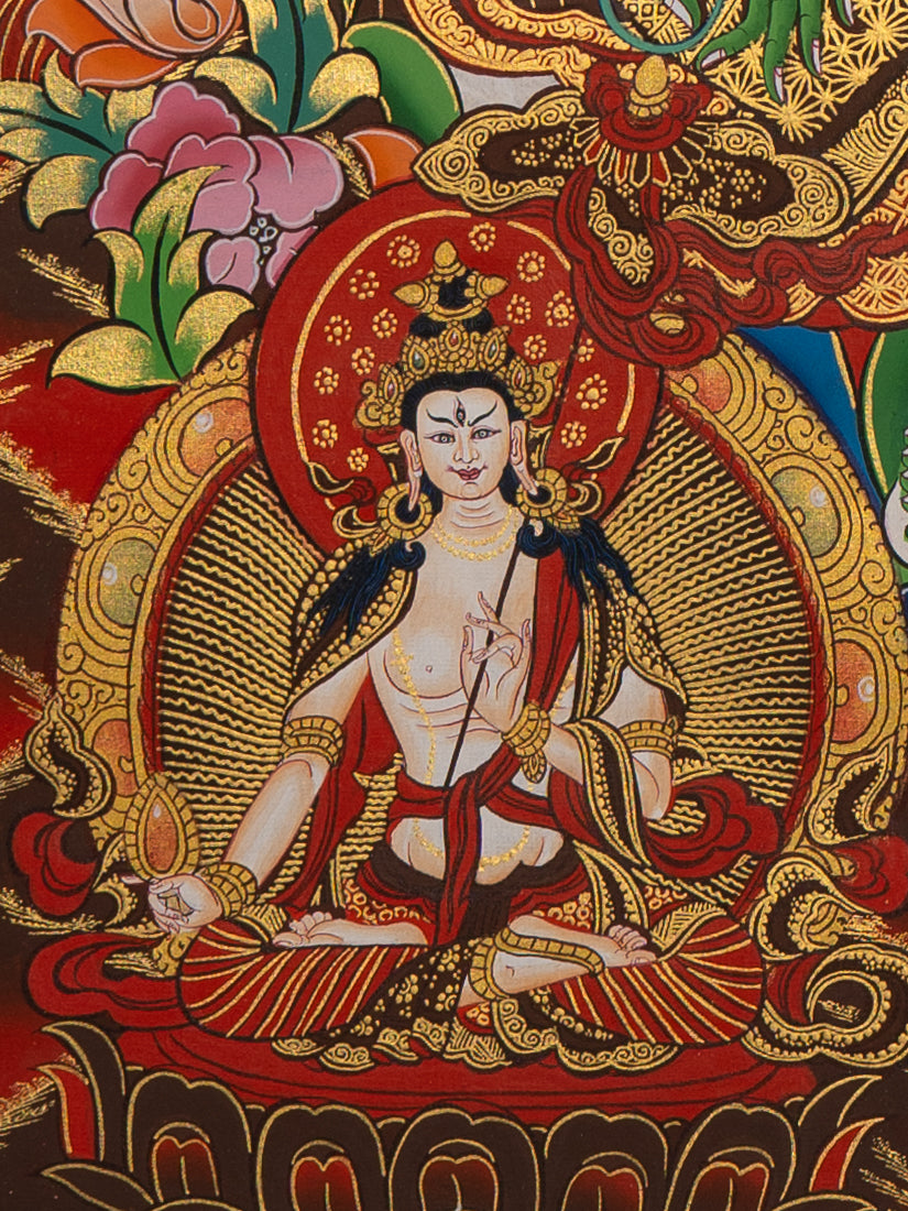 Green Tara Thangka - Tibetan Painting