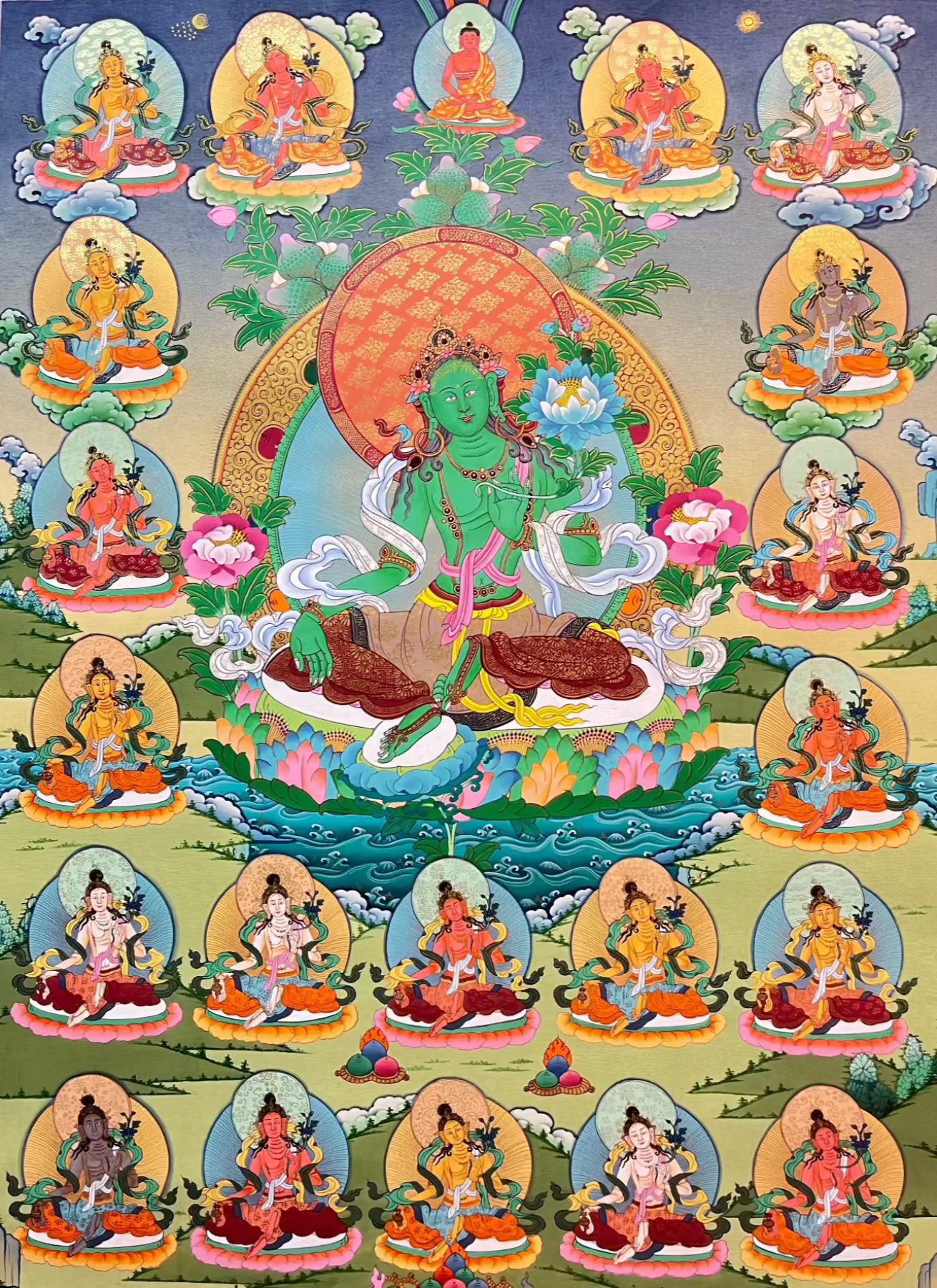 21 Tara Thangka Painting