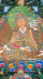 Guru Rinpoche Thangka Painting  - Spiritual Art