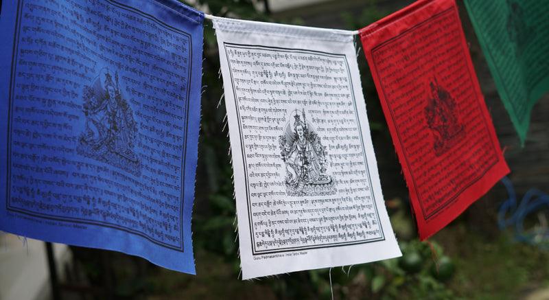 Guru Rinpoche Prayer Flag for religious hanging.