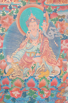 Guru Rinpoche Thangka for wisdom, compassion, and spiritual supremacy.