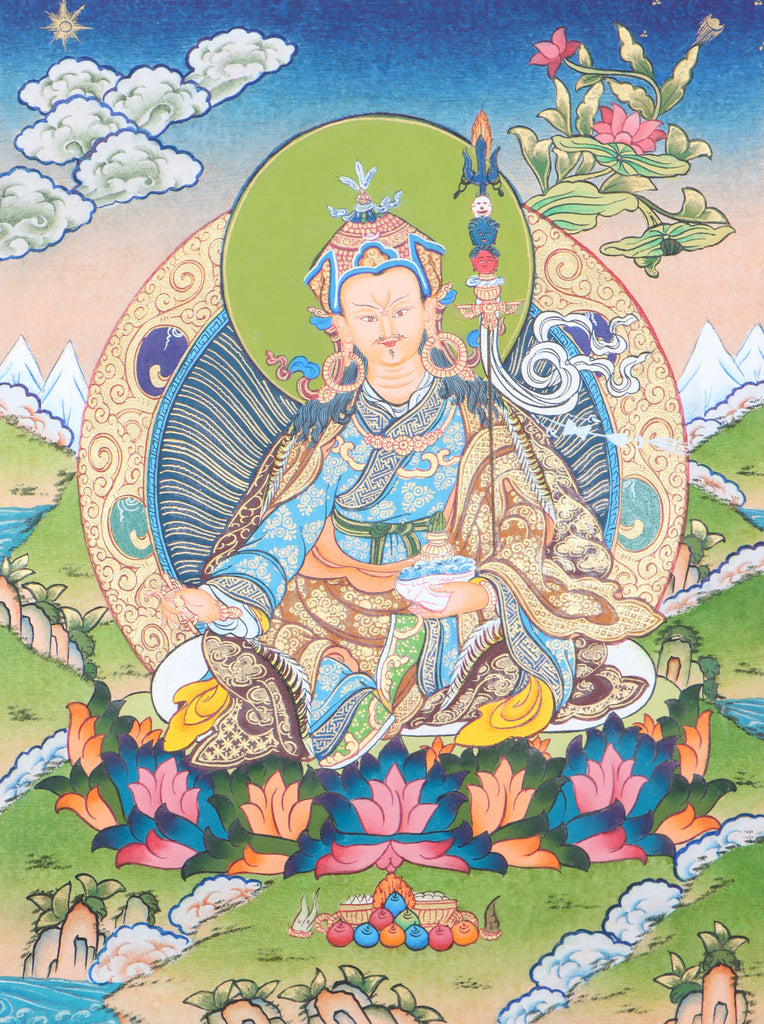 Guru Rinpoche Thangka representing the everlasting nature of enlightenment